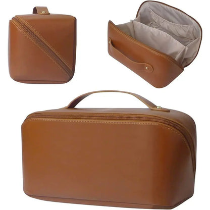 Large Capacity Toilet Cosmetic Makeup Basin Storage Bag Travel Makeup Bag 2023 New PU Large Capacity Women'S Makeup Bag