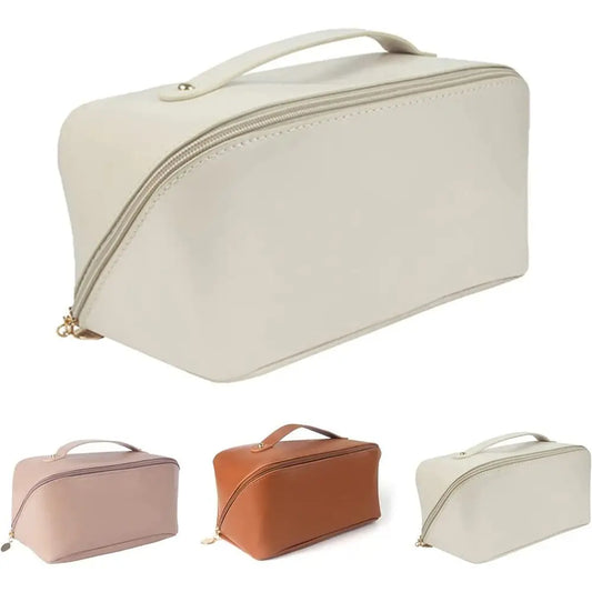 Large Capacity Toilet Cosmetic Makeup Basin Storage Bag Travel Makeup Bag 2023 New PU Large Capacity Women'S Makeup Bag